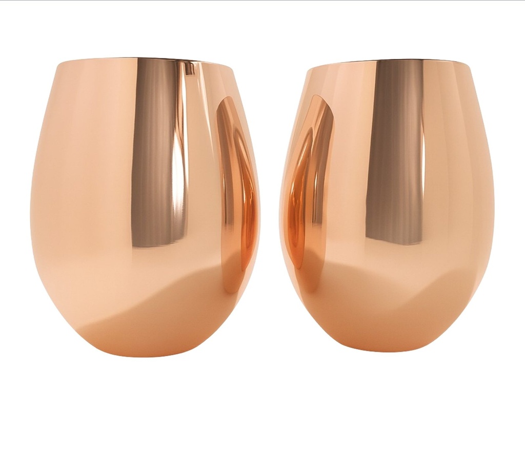 Set de Vasos Encobrizado 2