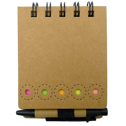 Set de notas adhesivas mini y bolígrafo 8 × 10,5 cm 3
