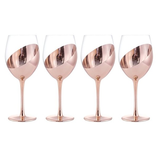 Set de Copas y Decantador para Vinos Encobrizado 1