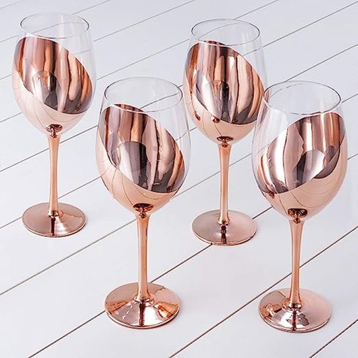 Set de 4 Copas de Vino Encobrizado 1