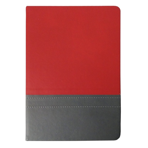Libreta de cuerina bicolor 14,5 × 21 cm 1