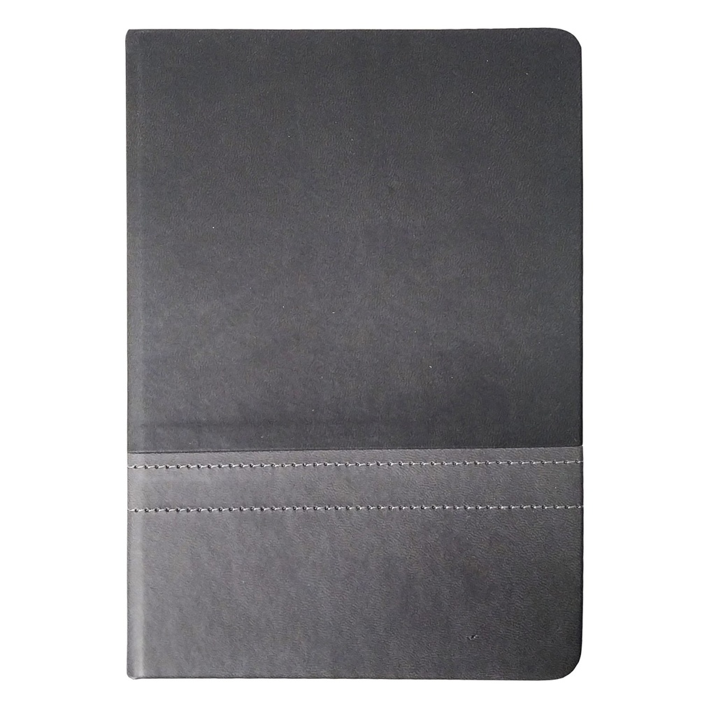 Libreta de cuerina bicolor 14,5 × 21 cm 3