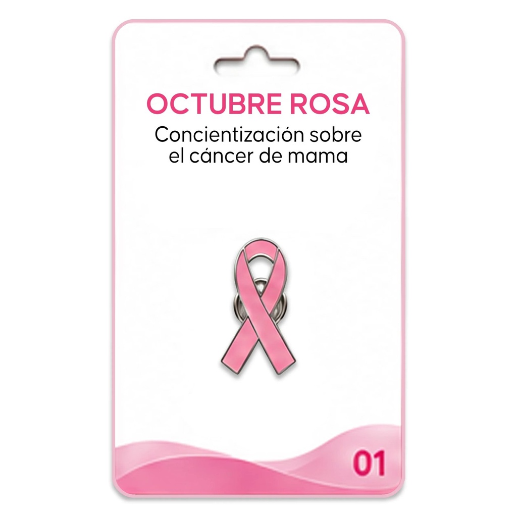 Pin metálico de lazo de concientización 3