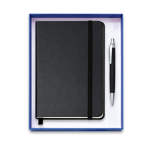 Set de regalo con libreta de cuerina grande y bolígrafo 1