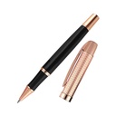 Bolígrafo roller cobre y negro con estuche 1