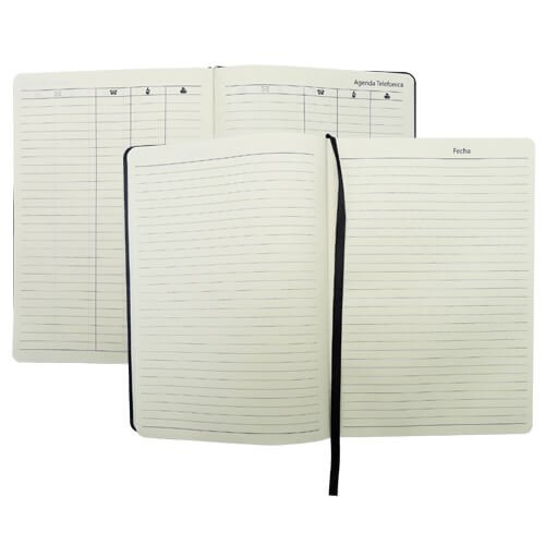 Libreta de cuerina 15 × 21 cm 64 hojas 1