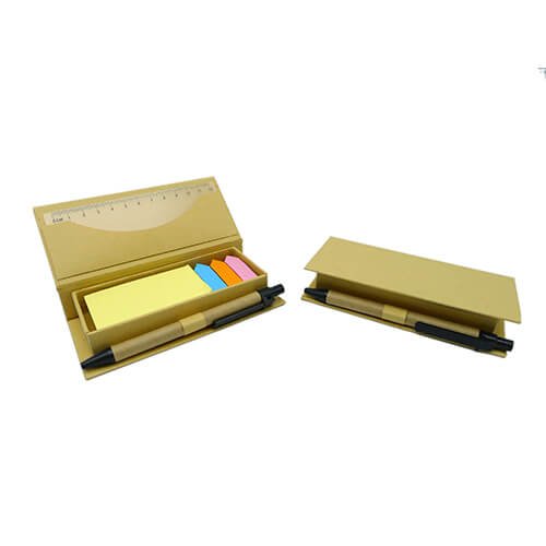 Set de banderitas adhesivas y bolígrafo 14 × 6,5 cm 1