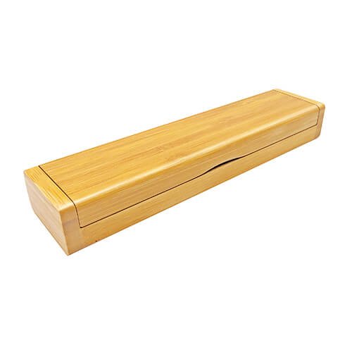 Estuche de bambú para bolígrafo 1