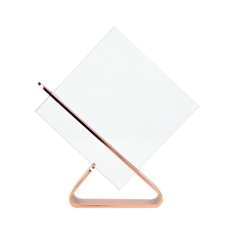 Galvano encobrizado de cristal 18,7 × 17,3 cm 1
