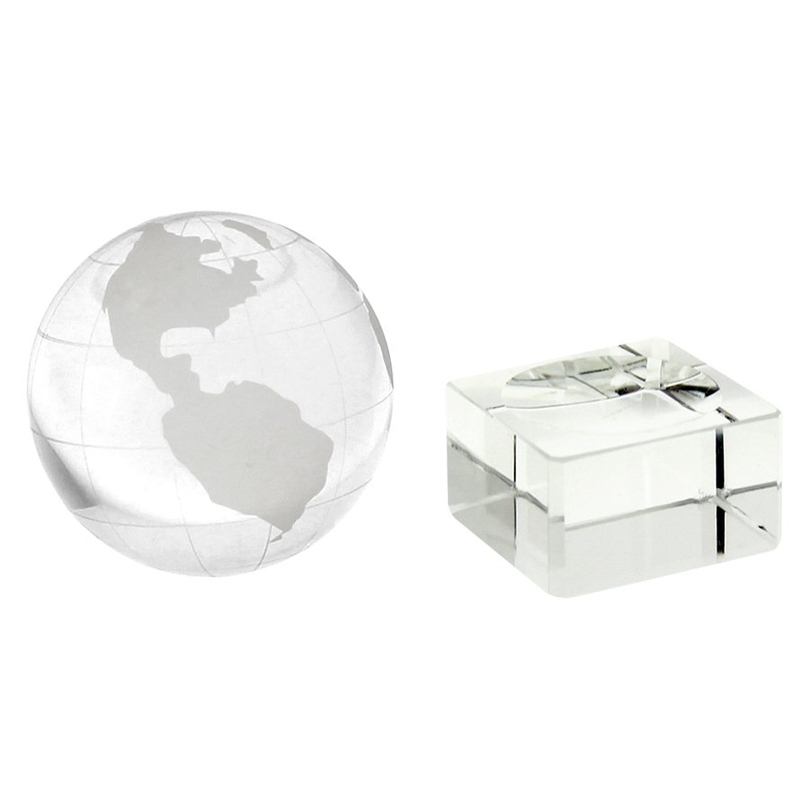 Mini globo de cristal con base Ø 6 cm 1
