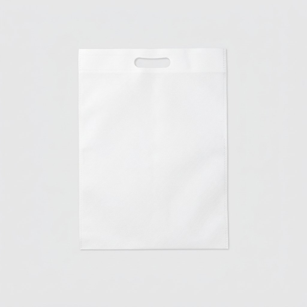 Bolsa reutilizable de TNT plana termosellada 34 × 45 cm 3