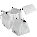 Bolsa plegable de TNT, plegada de 26 × 18 × 6 cm 1