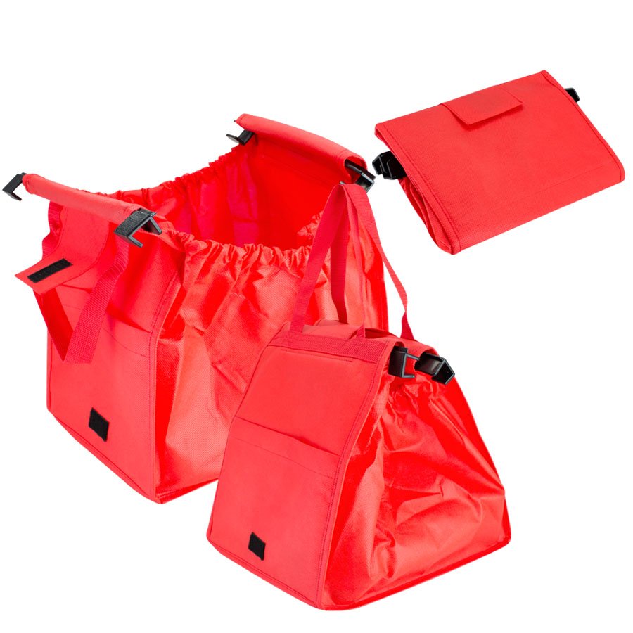 Bolsa plegable de TNT, plegada de 26 × 18 × 6 cm 3