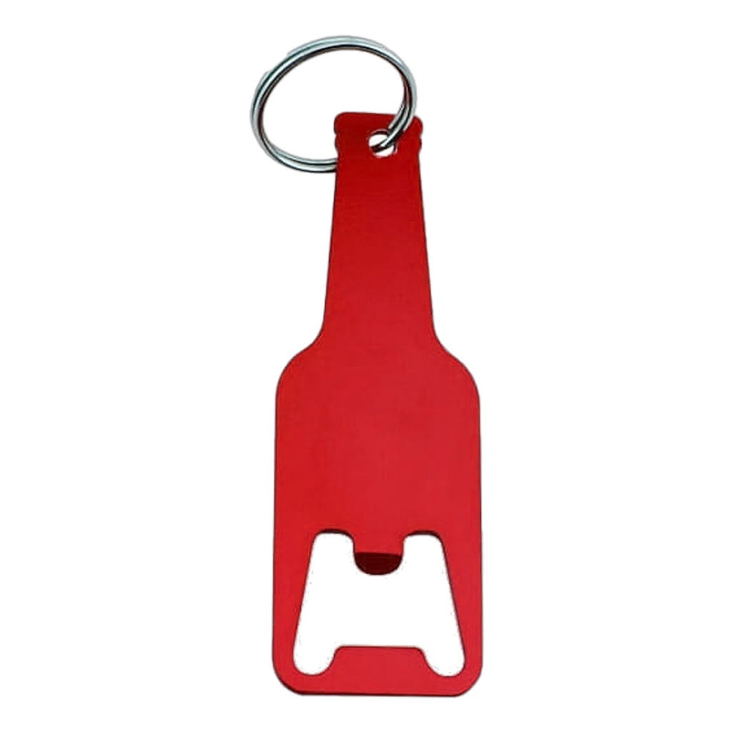 Llavero destapador de aluminio en cuatro colores 2