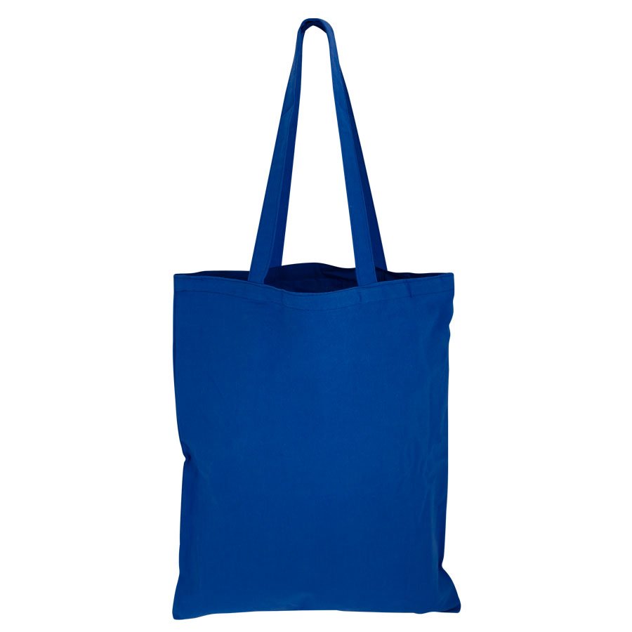 Bolsa de algodón natural 38 × 44 cm con asas largas 1