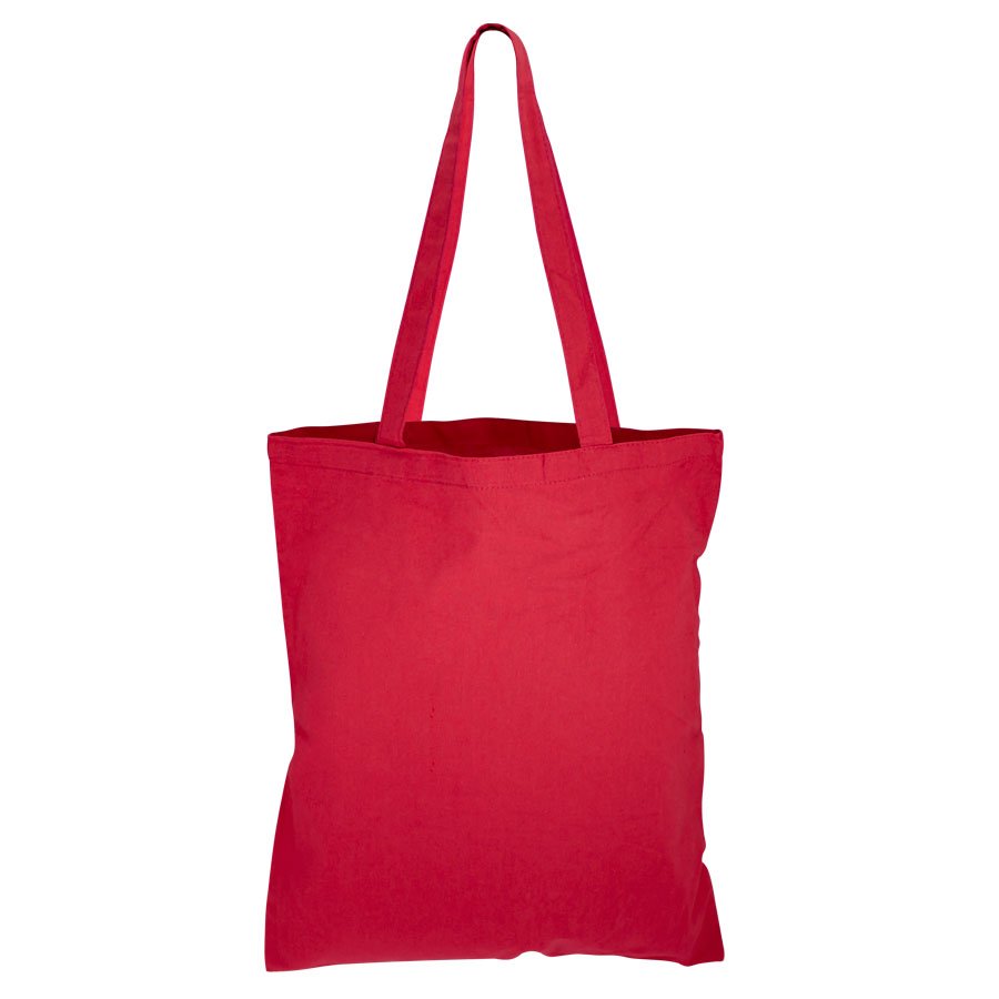 Bolsa de algodón natural 38 × 44 cm con asas largas 2