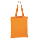 Bolsa de algodón natural 38 × 44 cm con asas largas 3
