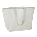Bolsa grande de algodón natural 60 × 40 × 19 cm de 150 g/m² 1