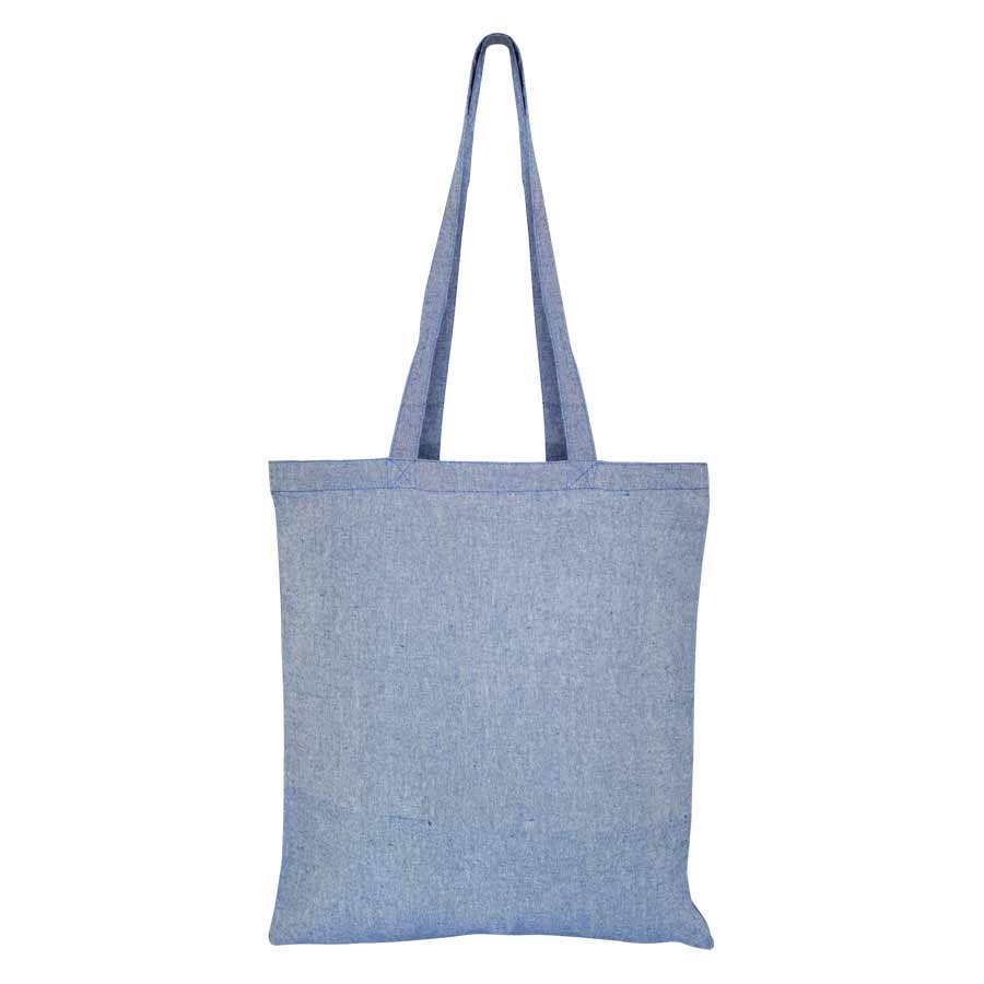 Bolsa de algodón reciclado 38 × 41 cm de 130 g/m² 1