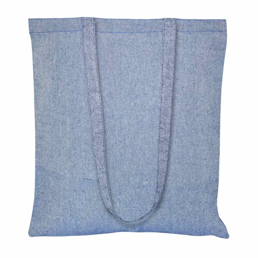 Bolsa de algodón reciclado 38 × 41 cm de 130 g/m² 2