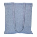 Bolsa de algodón reciclado 38 × 41 cm de 130 g/m² 2