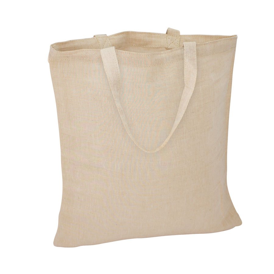 Bolsa de yute y algodón 38 × 40 cm 1
