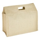 Bolsa de yute laminado 40 × 36 × 15 cm 3
