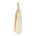 Bolsa de canvas para botella de vino 10 × 35 × 10 cm 1