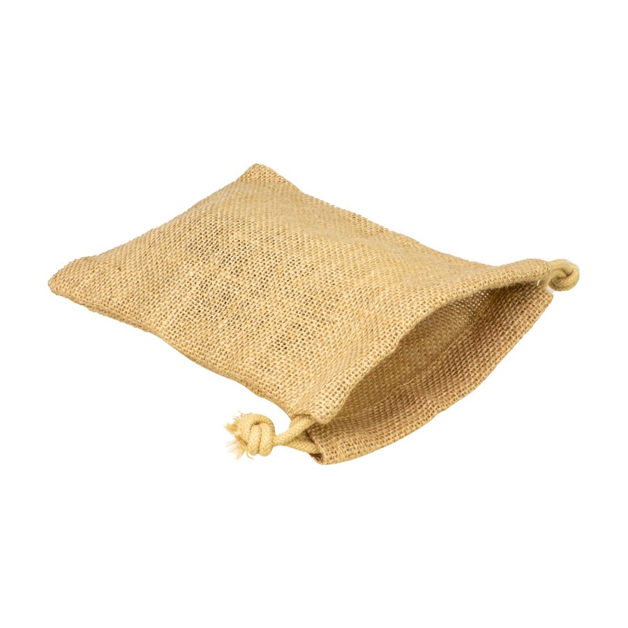 Bolsa tipo saco de yute 14 × 19 cm 2