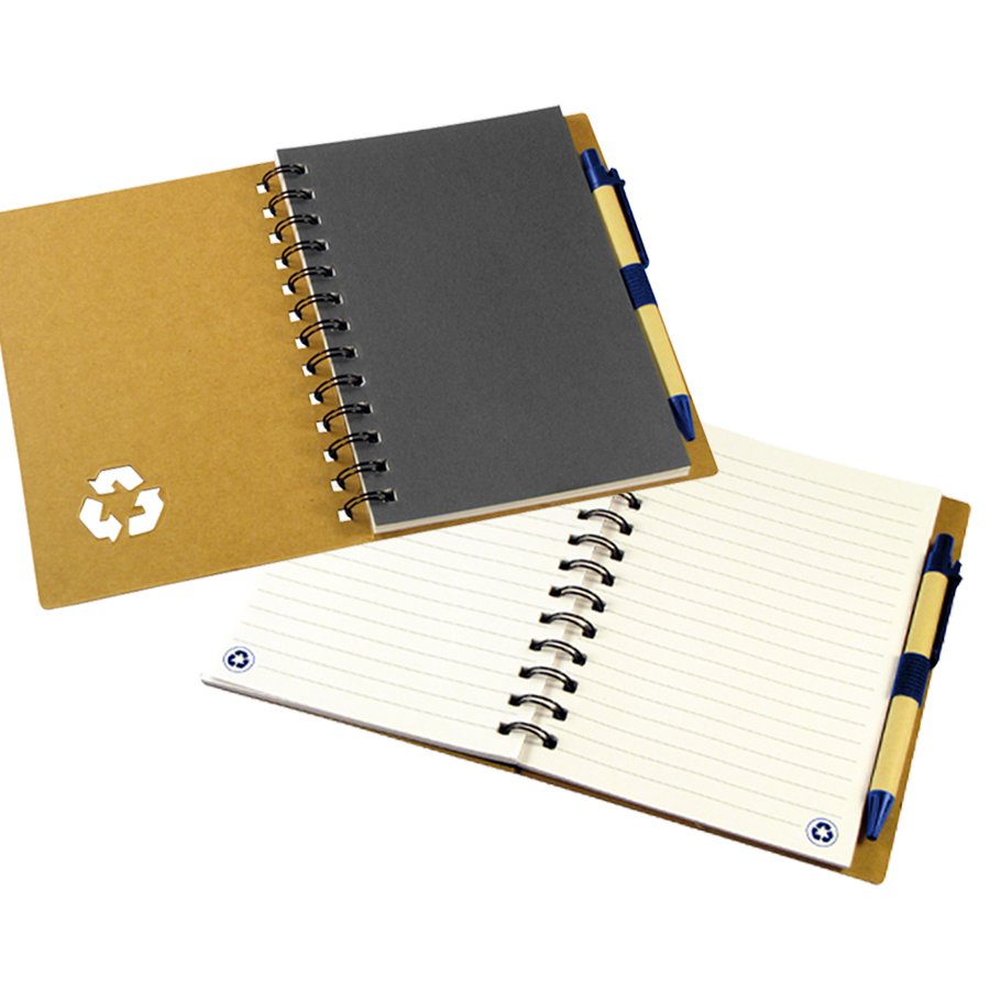 Cuaderno ecológico de tapa dura 13 × 18 × 1,2 cm 1