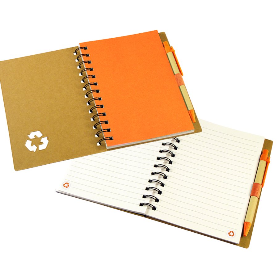 Cuaderno ecológico de tapa dura 13 × 18 × 1,2 cm 2