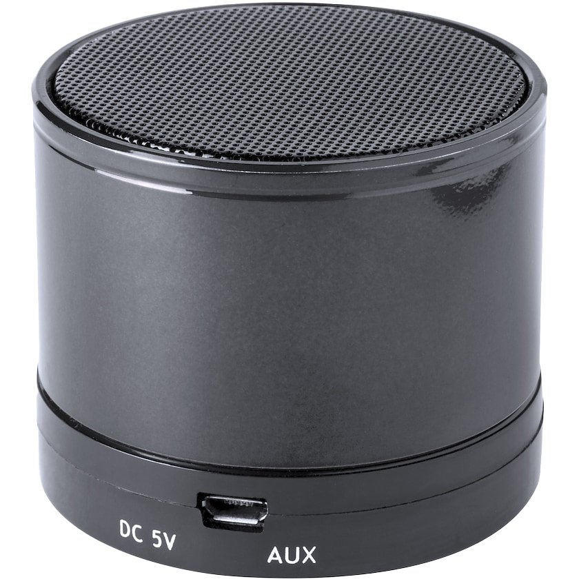 Parlante bluetooth metálico con radio FM 2