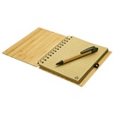 Cuaderno de bambú 13,5 × 18 × 1,3 cm 1