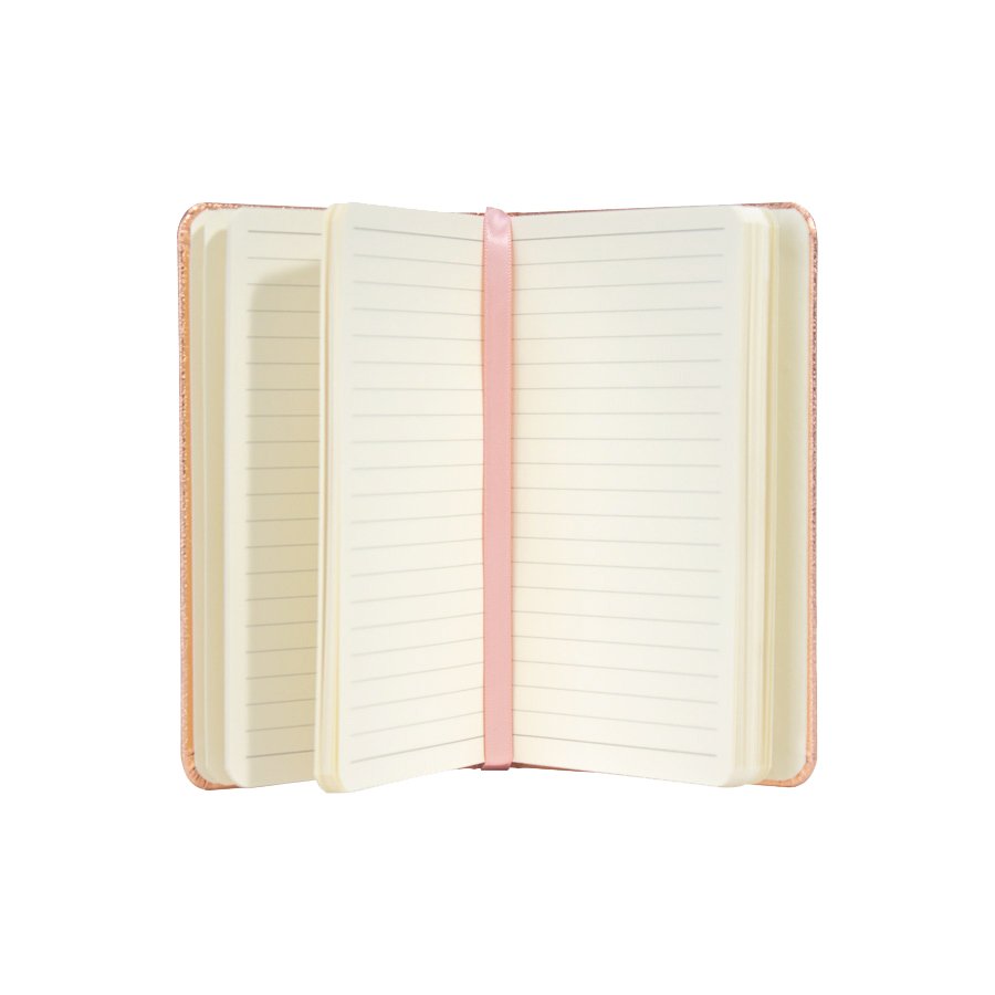 Libreta de tapa dura encobrizada 9 × 14,1 × 1,3 cm 3