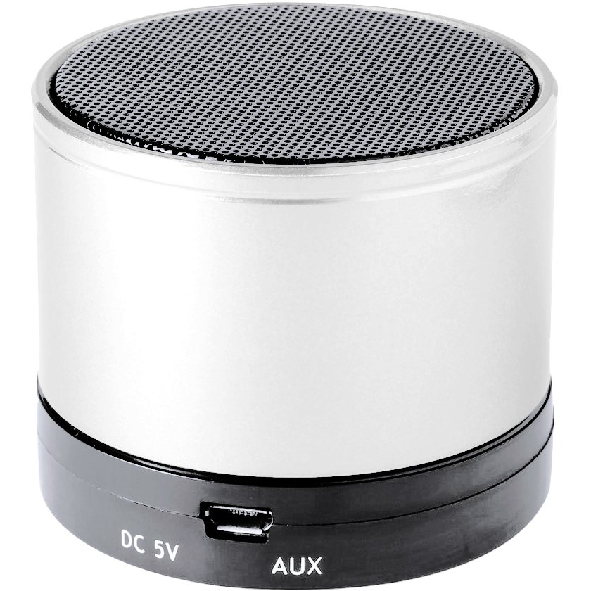 Parlante bluetooth metálico con radio FM 3
