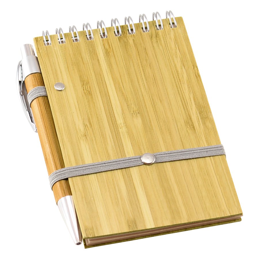 Libreta de bambú 9 × 14 × 1,1 cm 2