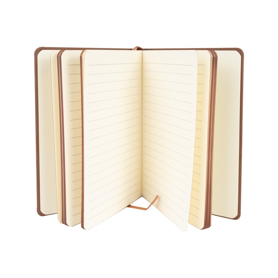 Libreta de cuerina encobrizada 10,5 × 14,5 × 1,3 cm 2