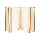 Libreta de cuerina encobrizada 10,5 × 14,5 × 1,3 cm 2