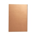 Cuaderno de cuerina encobrizada 14,5 × 21 × 1,3 cm 1