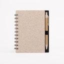 Cuaderno de fibra de trigo 13,2 × 16,1 × 1,6 cm 1
