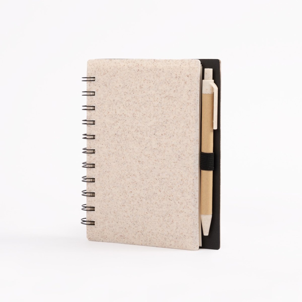 Cuaderno de fibra de trigo 13,2 × 16,1 × 1,6 cm 2