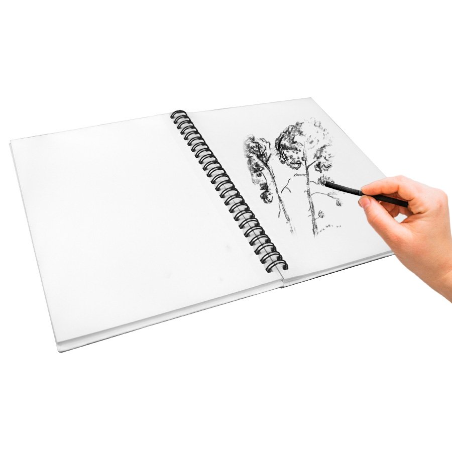 Cuaderno de croquis de papel reciclado 15 × 21 × 1,3 cm 2