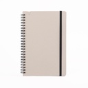 Cuaderno A5 de cartón lácteo reciclado 14,7 × 21 × 1,6 cm 1