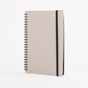 Cuaderno A5 de cartón lácteo reciclado 14,7 × 21 × 1,6 cm 2