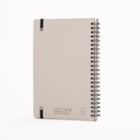 Cuaderno A5 de cartón lácteo reciclado 14,7 × 21 × 1,6 cm 3