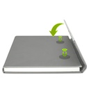Cuaderno con cierre imantado de cuerina 14,5 × 21,5 × 1,5 cm 1