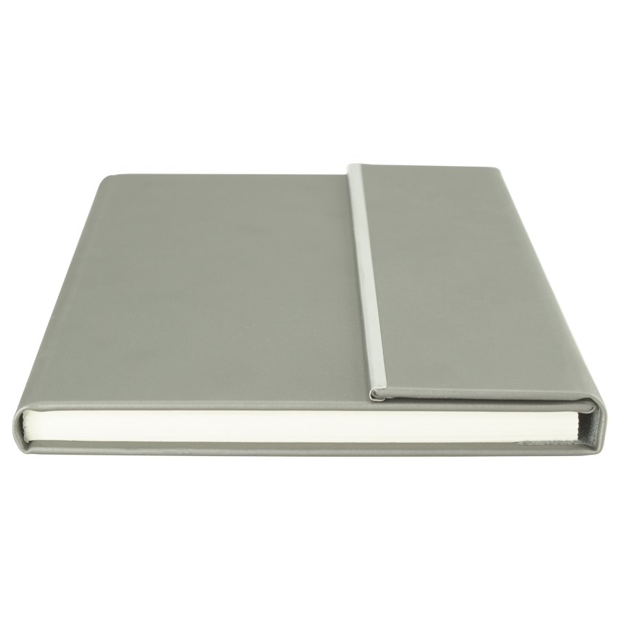 Cuaderno con cierre imantado de cuerina 14,5 × 21,5 × 1,5 cm 2