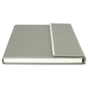 Cuaderno con cierre imantado de cuerina 14,5 × 21,5 × 1,5 cm 2