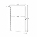 Cuaderno A5 de papel piedra 16 × 21 × 1,6 cm 1