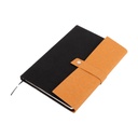 Cuaderno A5 de cuerina reciclada 15,4 × 21,2 × 1,5 cm 2